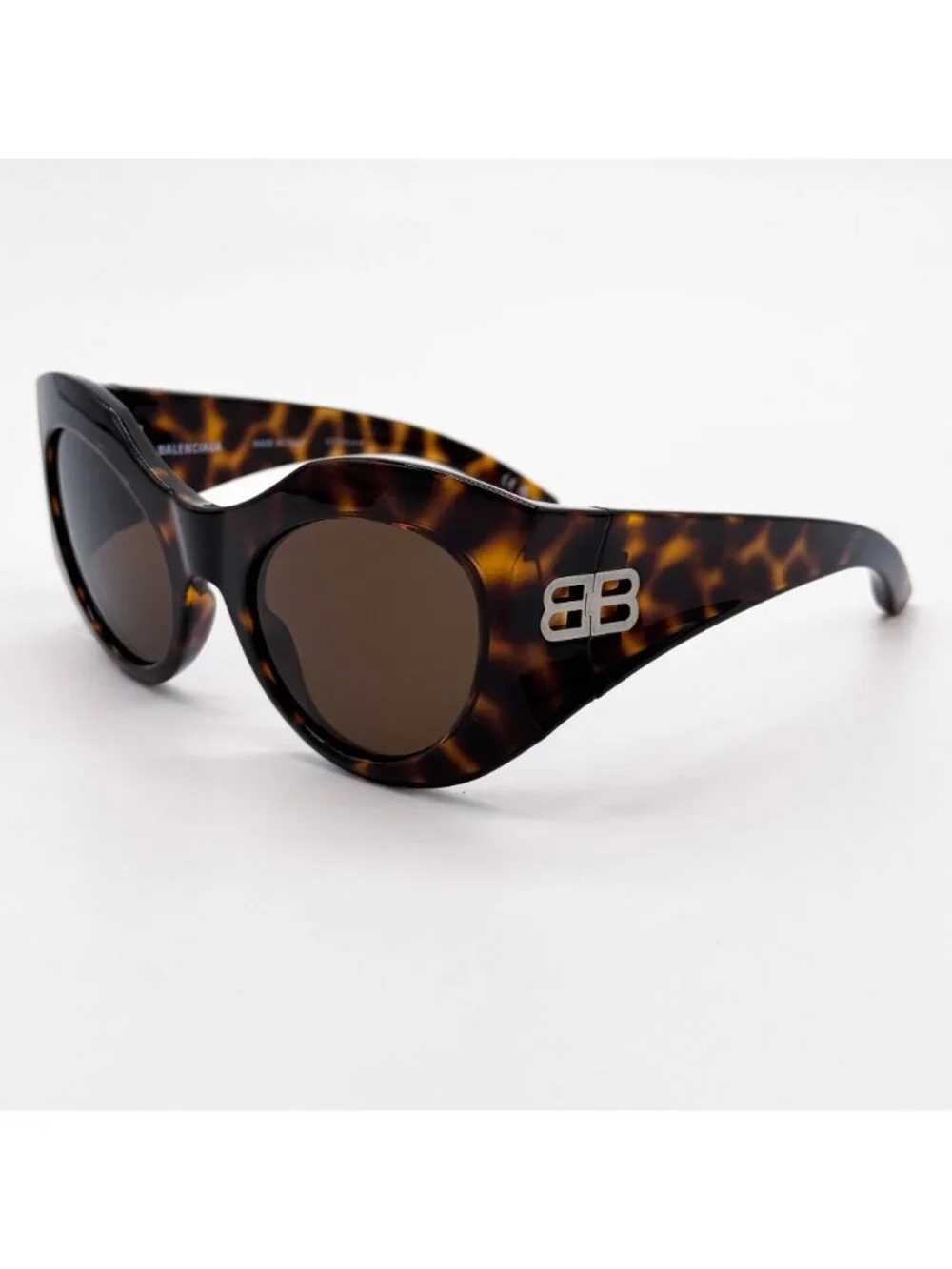 NEW BALENCIAGA BB0256S 002 SUNGLASSES BROWN BUTTERFLY WOMEN EYEWEAR BALENCIAGA - Picture 3 of 9